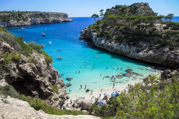 Mallorca part, Spanyolország, Baleár-szigetek