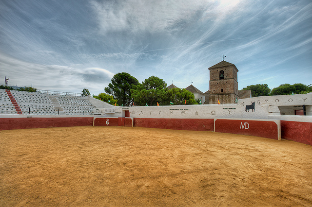 Bikaviadal aréna Mijasban, Spanyolországban